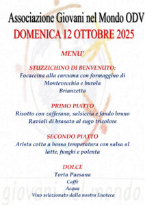 Pranzo solidale d'autunno